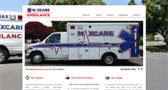 Desktop Screenshot of mymaxcare.com